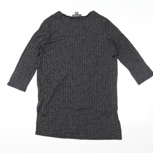 Primark Womens Grey  Knit Pullover Jumper Size 10