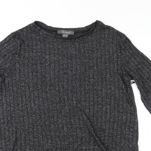 Primark Womens Grey  Knit Pullover Jumper Size 10