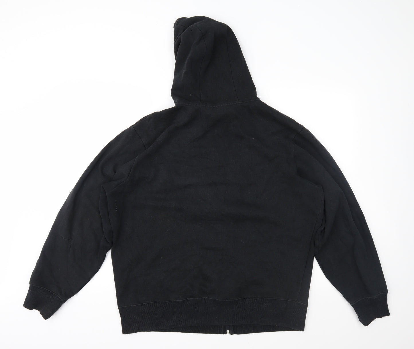 Filo Mens Black   Full Zip Hoodie Size L