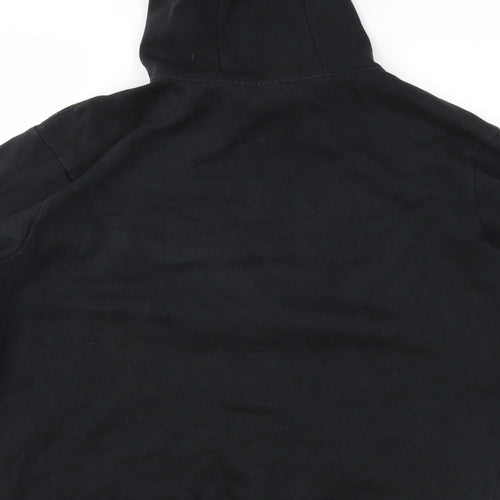 Filo Mens Black   Full Zip Hoodie Size L