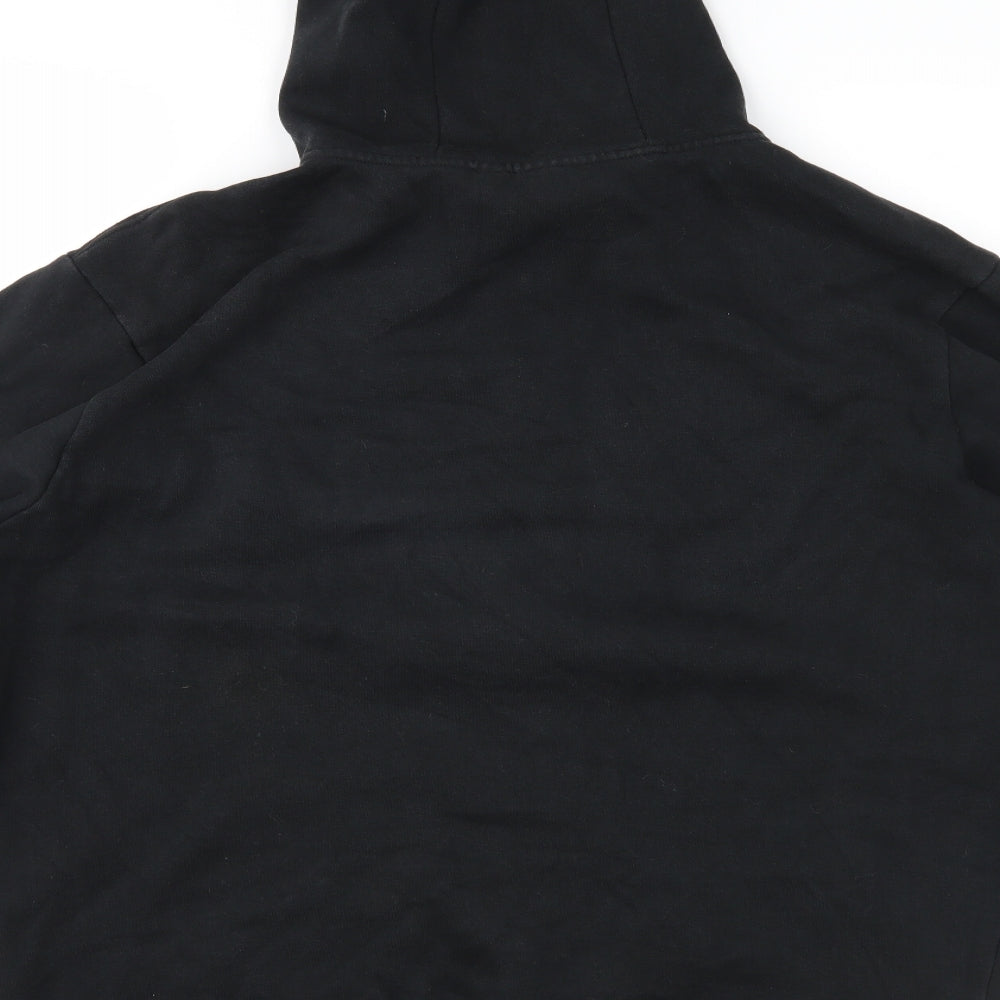 Filo Mens Black   Full Zip Hoodie Size L