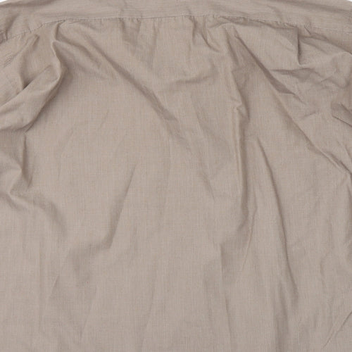 Taylor & Wright Mens Beige    Button-Up Size 16