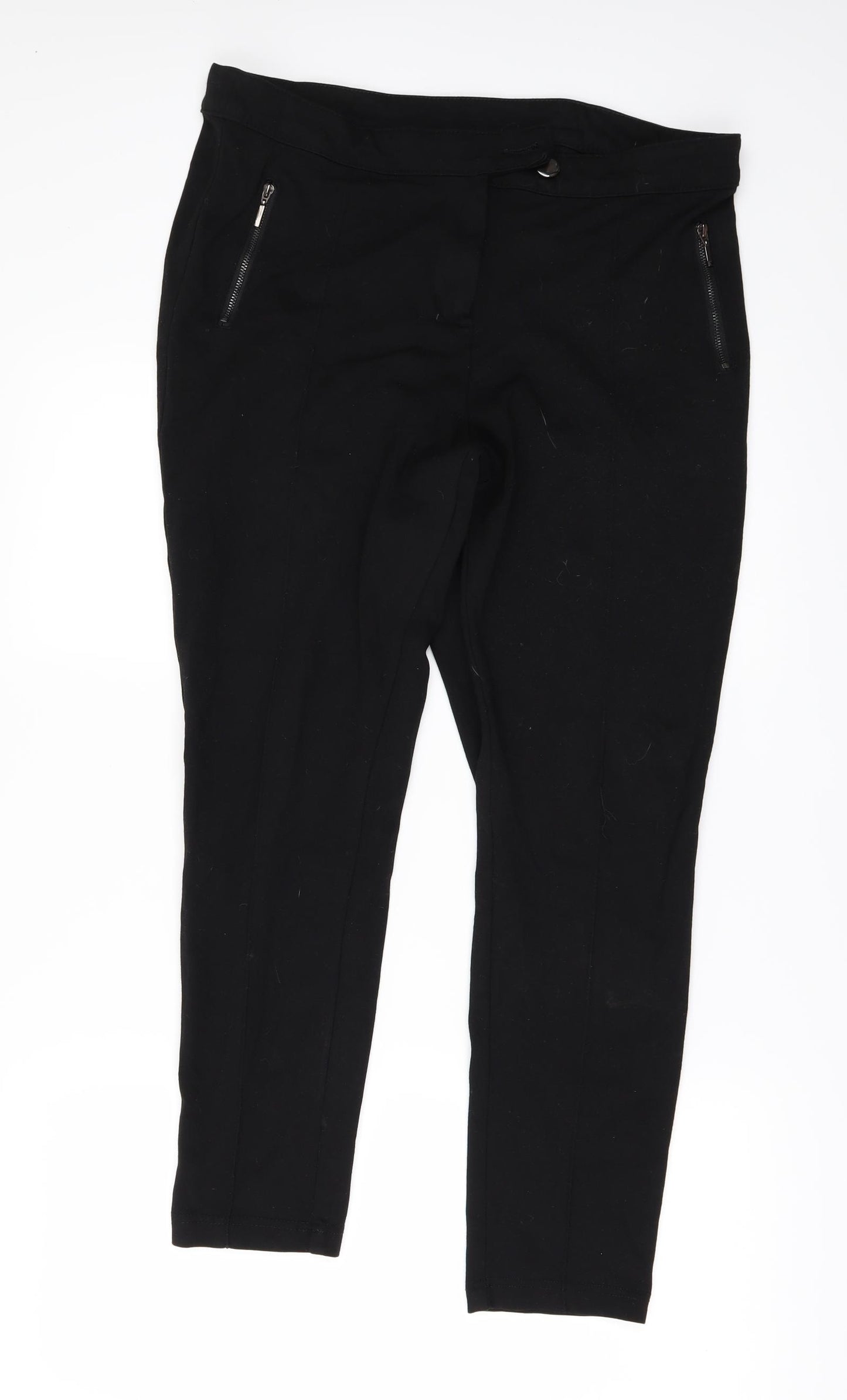 George Womens Black   Trousers  Size 14 L26 in