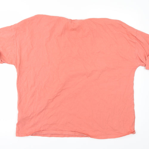 F&F Womens Orange   Basic T-Shirt Size 16