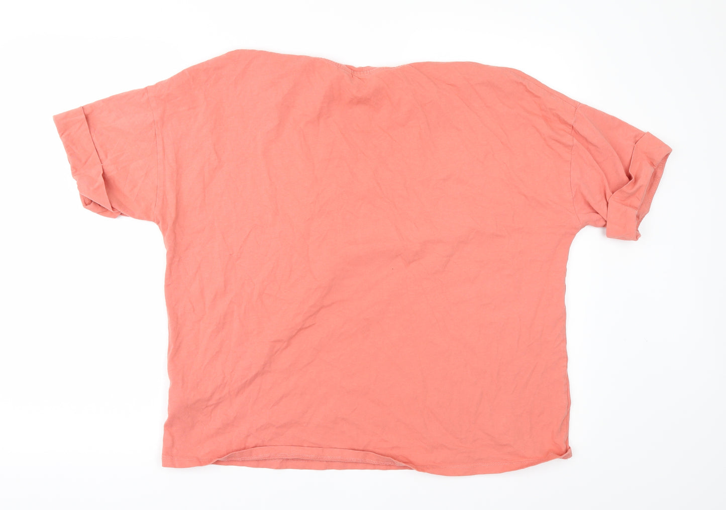 F&F Womens Orange   Basic T-Shirt Size 16