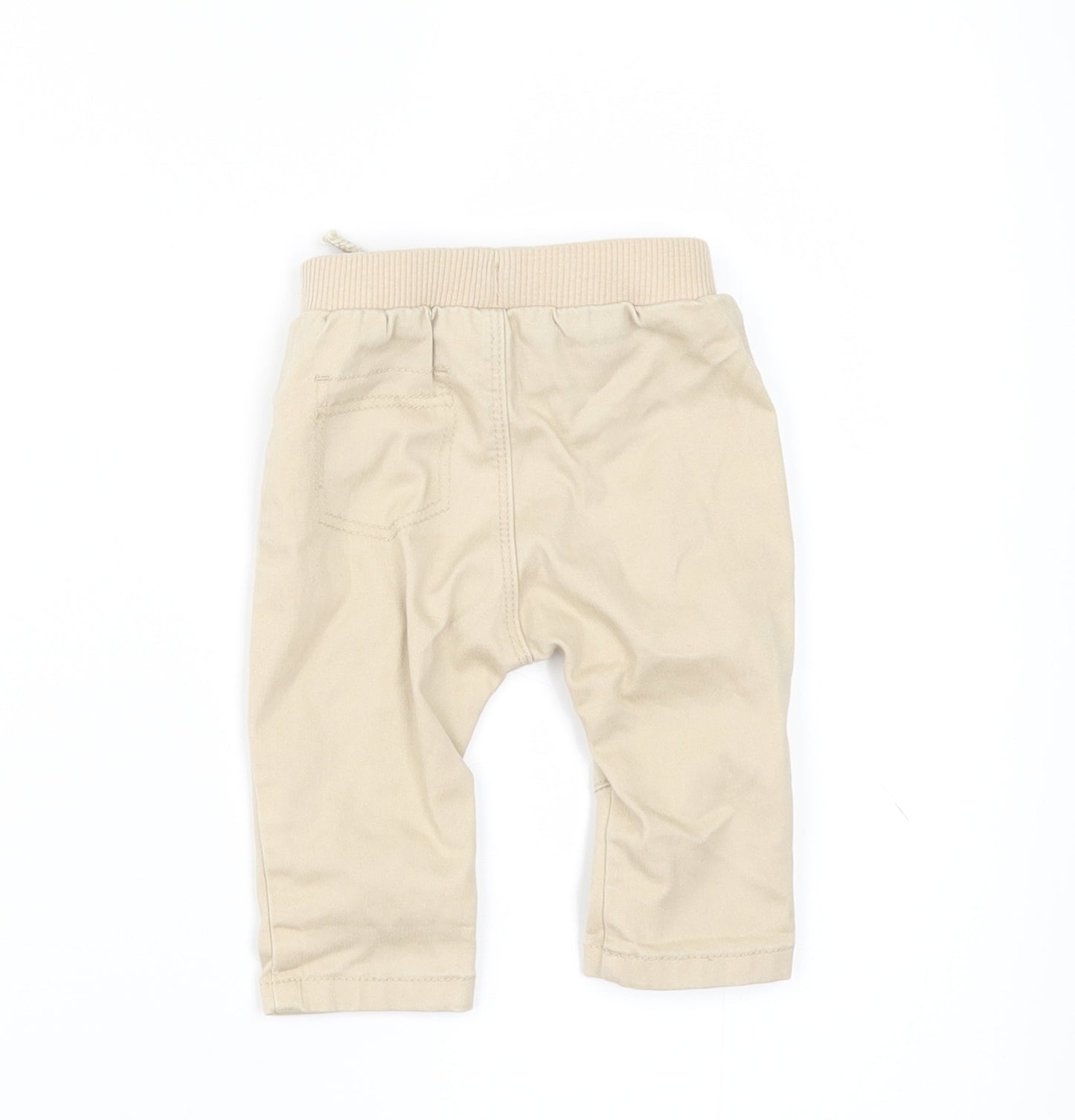 George Boys Beige   Jogger Trousers Size 0-3 Months