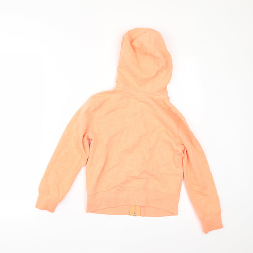 Gap Girls Orange   Full Zip Hoodie Size 6-7 Years
