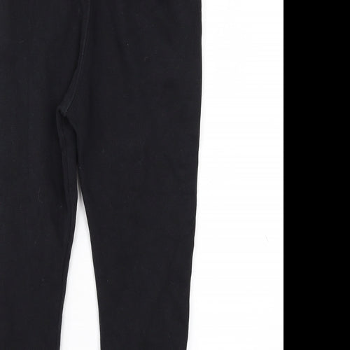 George Boys Black   Jogger Trousers Size 7-8 Years