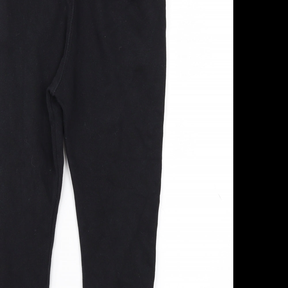 George Boys Black   Jogger Trousers Size 7-8 Years