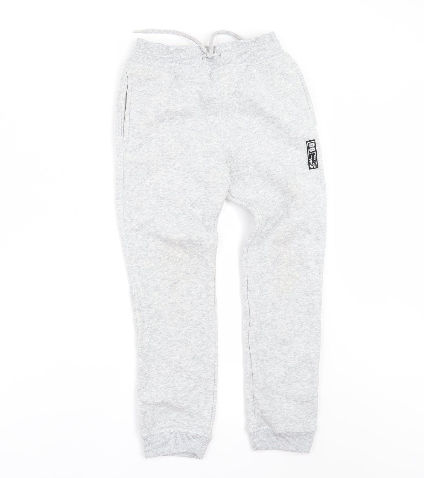 F&F Boys Grey   Jogger Trousers Size 7-8 Years