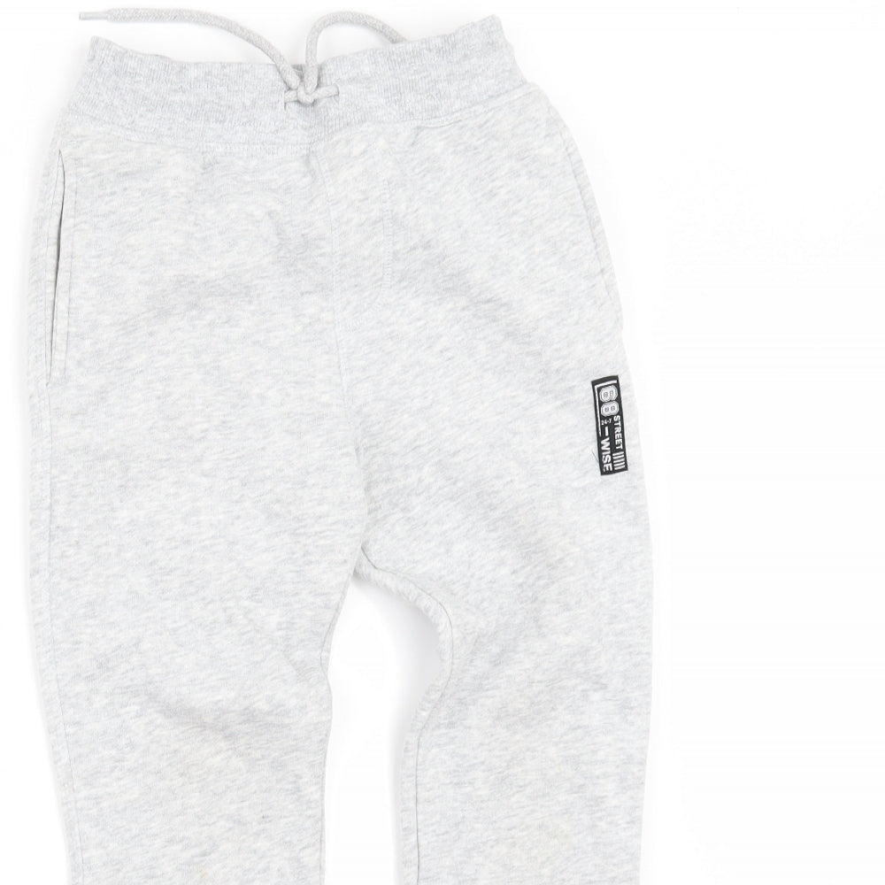 F&F Boys Grey   Jogger Trousers Size 7-8 Years