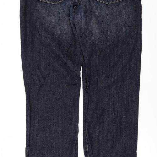 Henri Lloyd Mens Black  Denim Straight Jeans Size 34 in L33 in