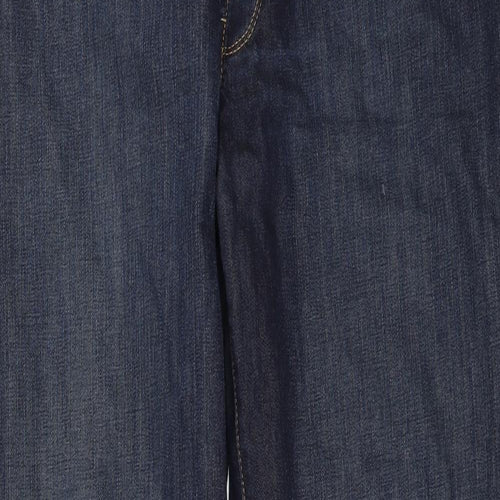 Henri Lloyd Mens Black  Denim Straight Jeans Size 34 in L33 in
