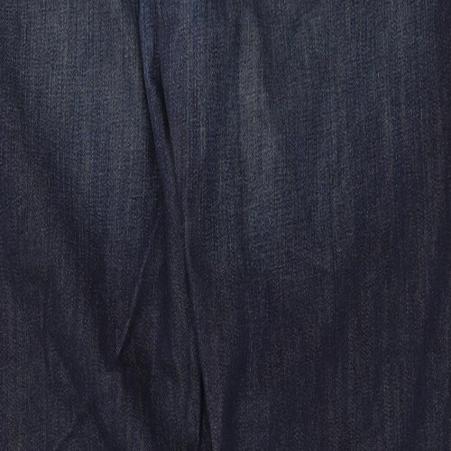 Henri Lloyd Mens Black  Denim Straight Jeans Size 34 in L33 in