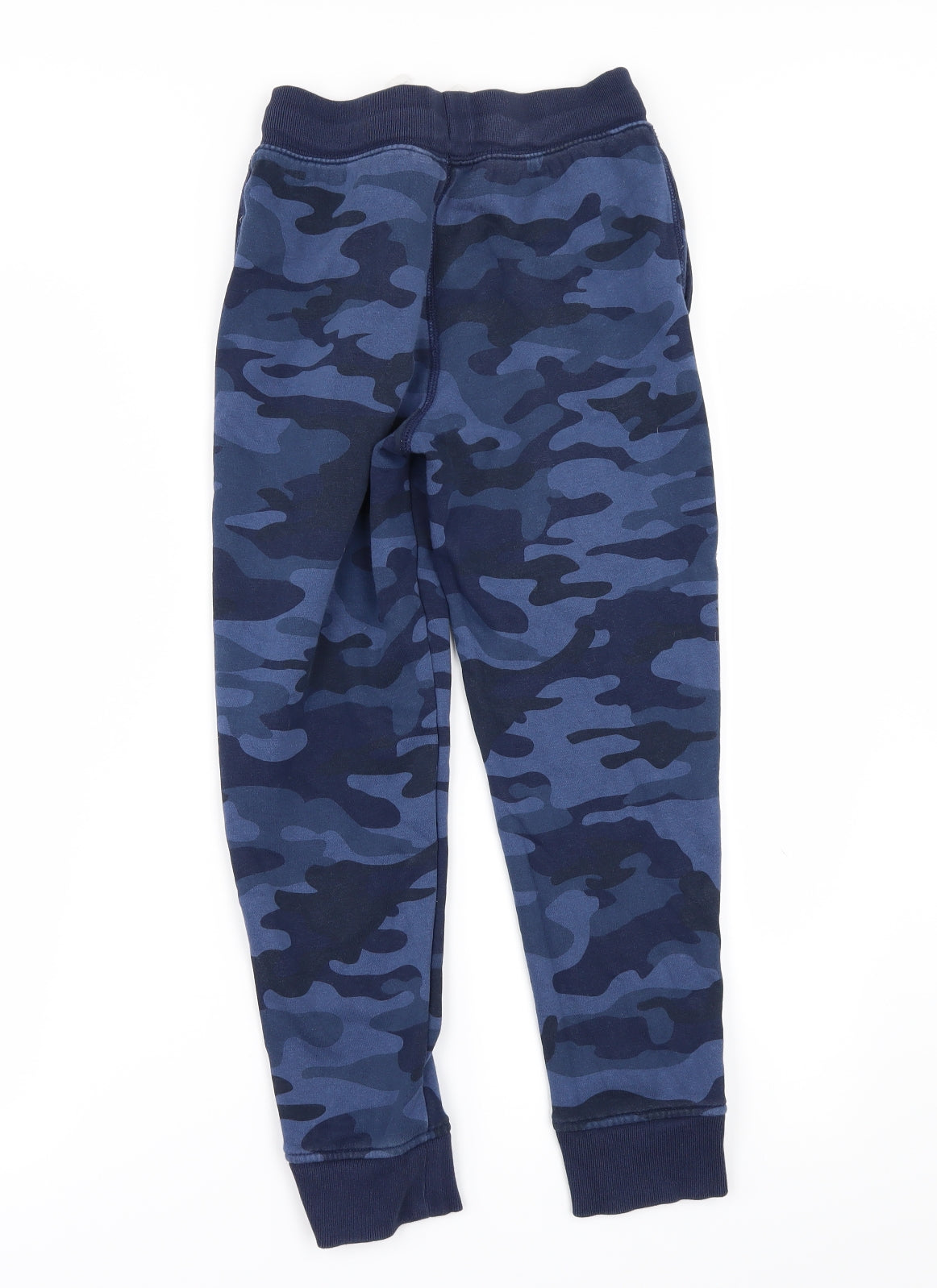 Gap Boys Blue Camouflage  Jogger Trousers Size 8 Years