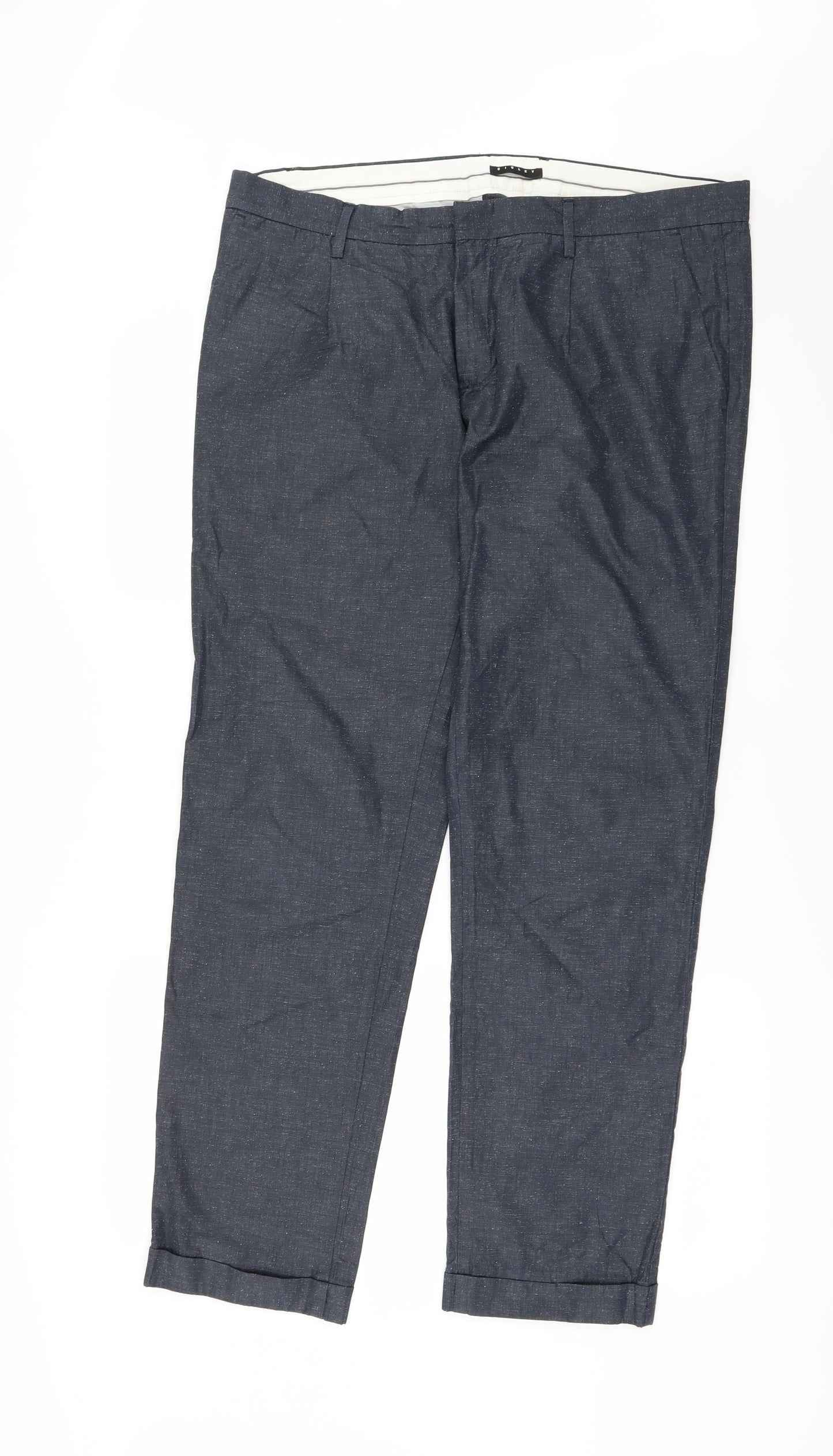 Sisley Mens Blue   Trousers  Size 36 in L31 in