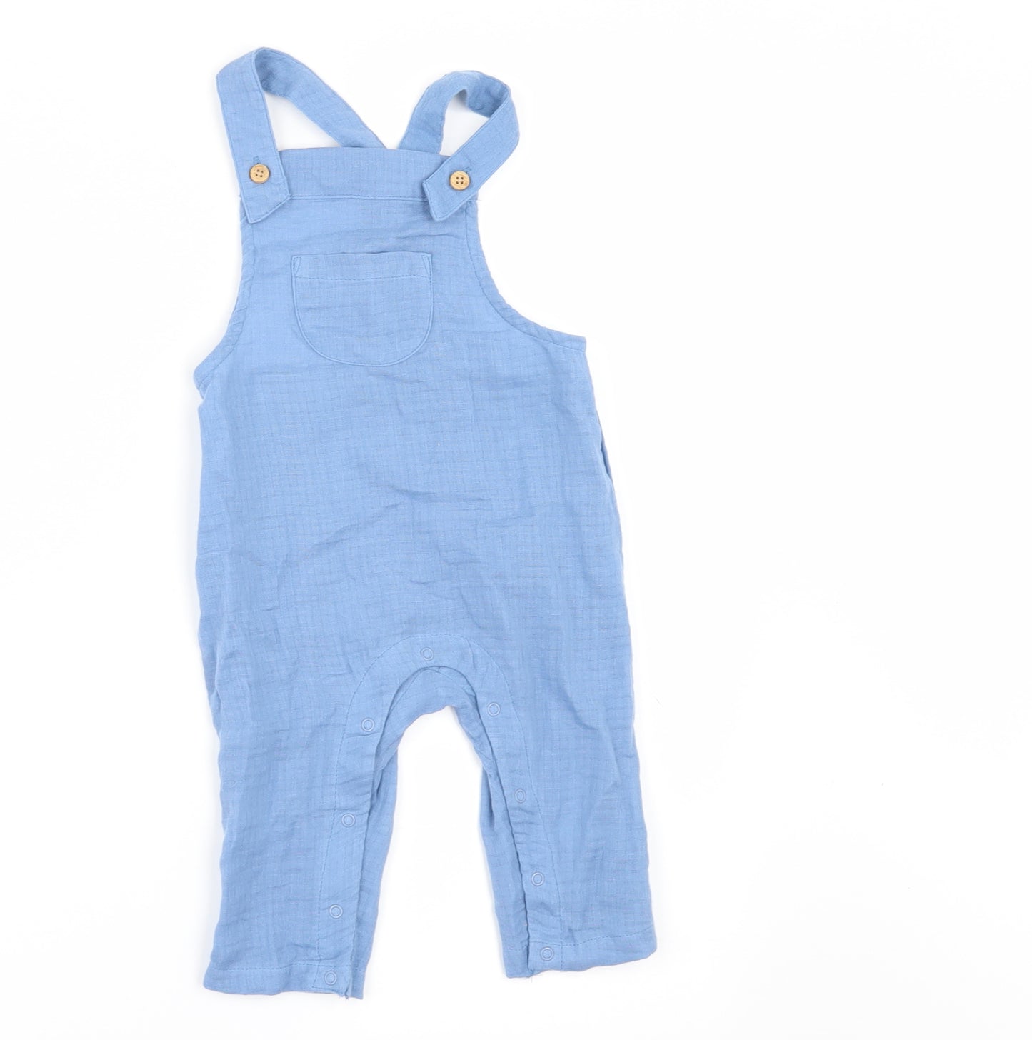Matalan Boys Blue   Dungaree One-Piece Size 6-9 Months