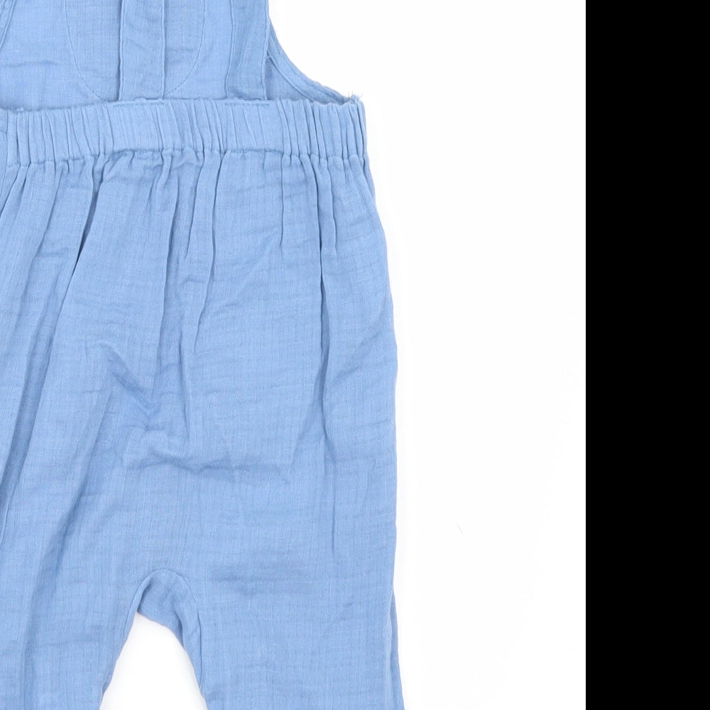 Matalan Boys Blue   Dungaree One-Piece Size 6-9 Months