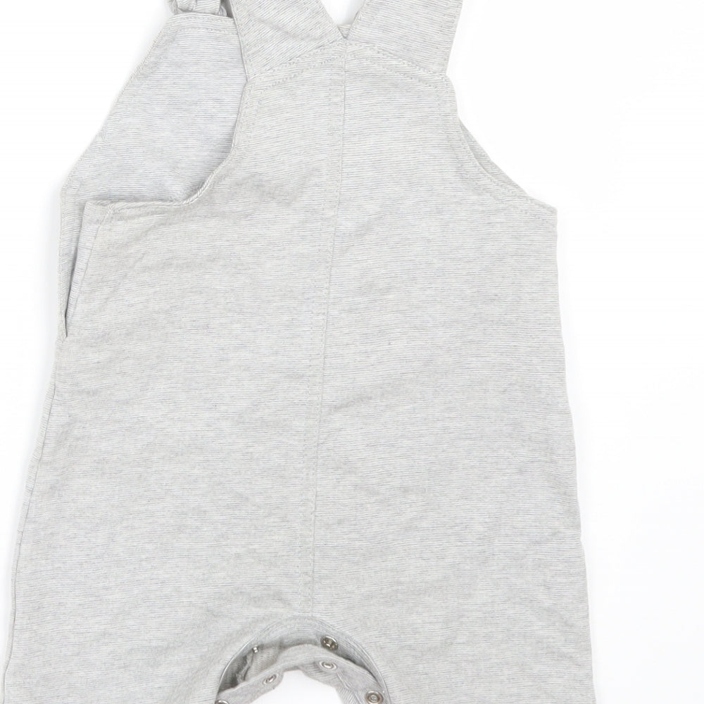 George Boys Grey   Dungaree One-Piece Size 6-9 Months