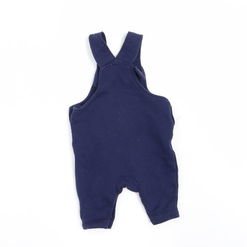 F&F Boys Blue   Dungaree One-Piece Size 0-3 Months