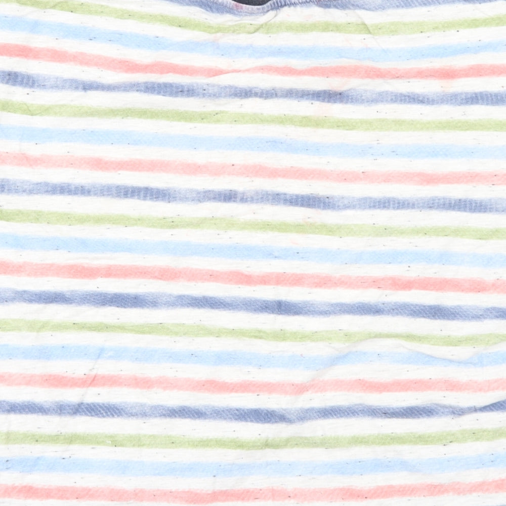 F&F Mens Multicoloured Striped   T-Shirt Size M