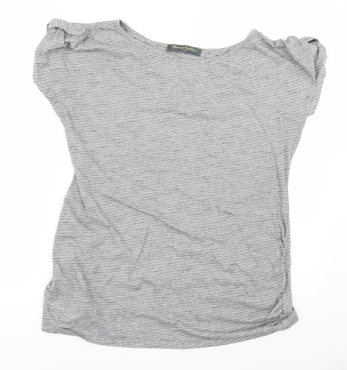 Blooming Marvellous Womens Grey   Basic Polo Size 16  - MATERNITY