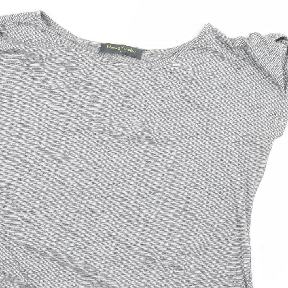 Blooming Marvellous Womens Grey   Basic Polo Size 16  - MATERNITY