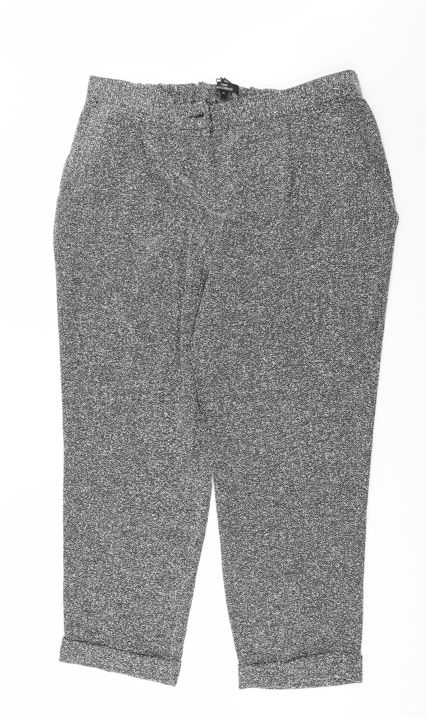 NEXT Womens Grey   Trousers  Size 16 L25 in