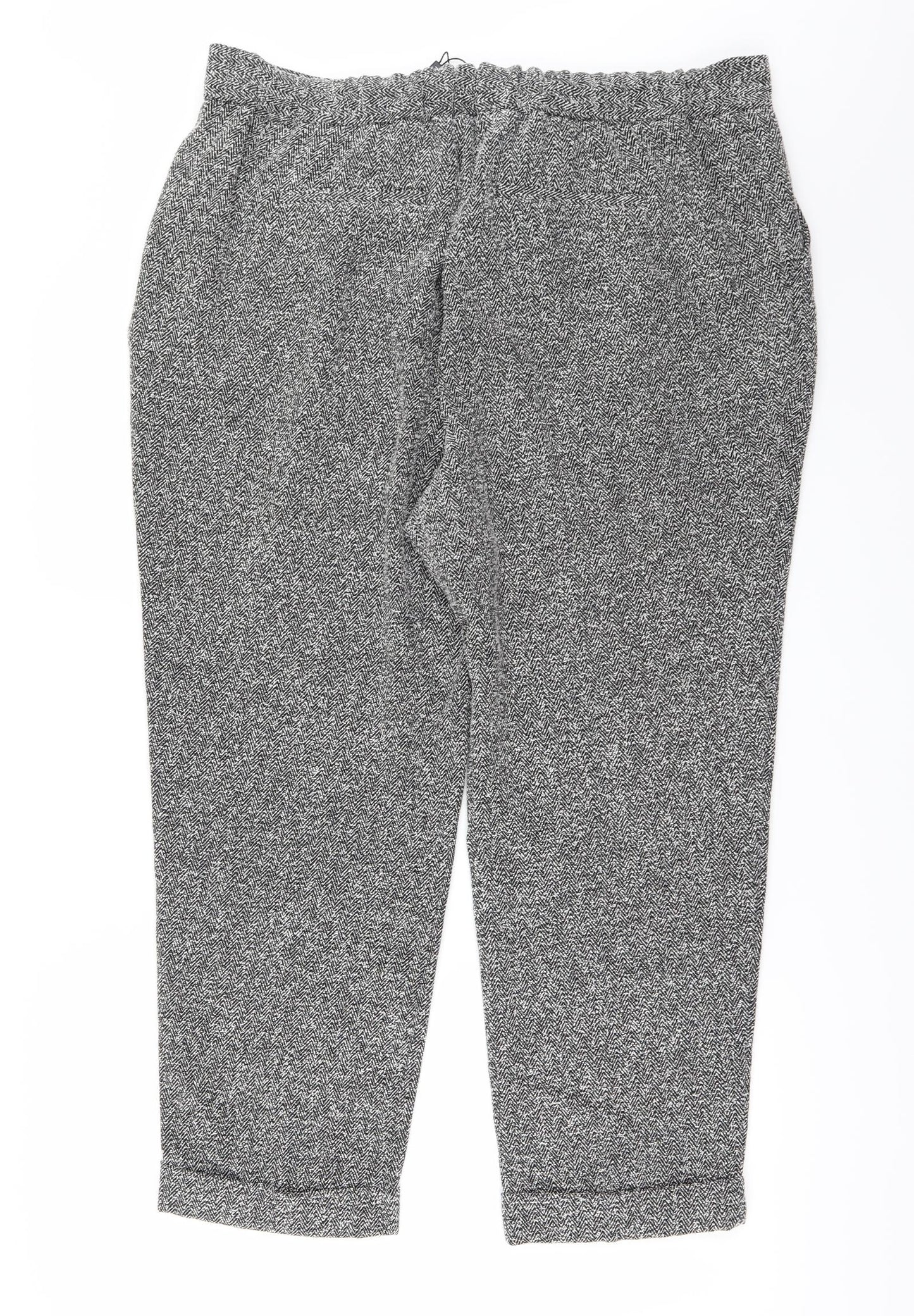 NEXT Womens Grey   Trousers  Size 16 L25 in