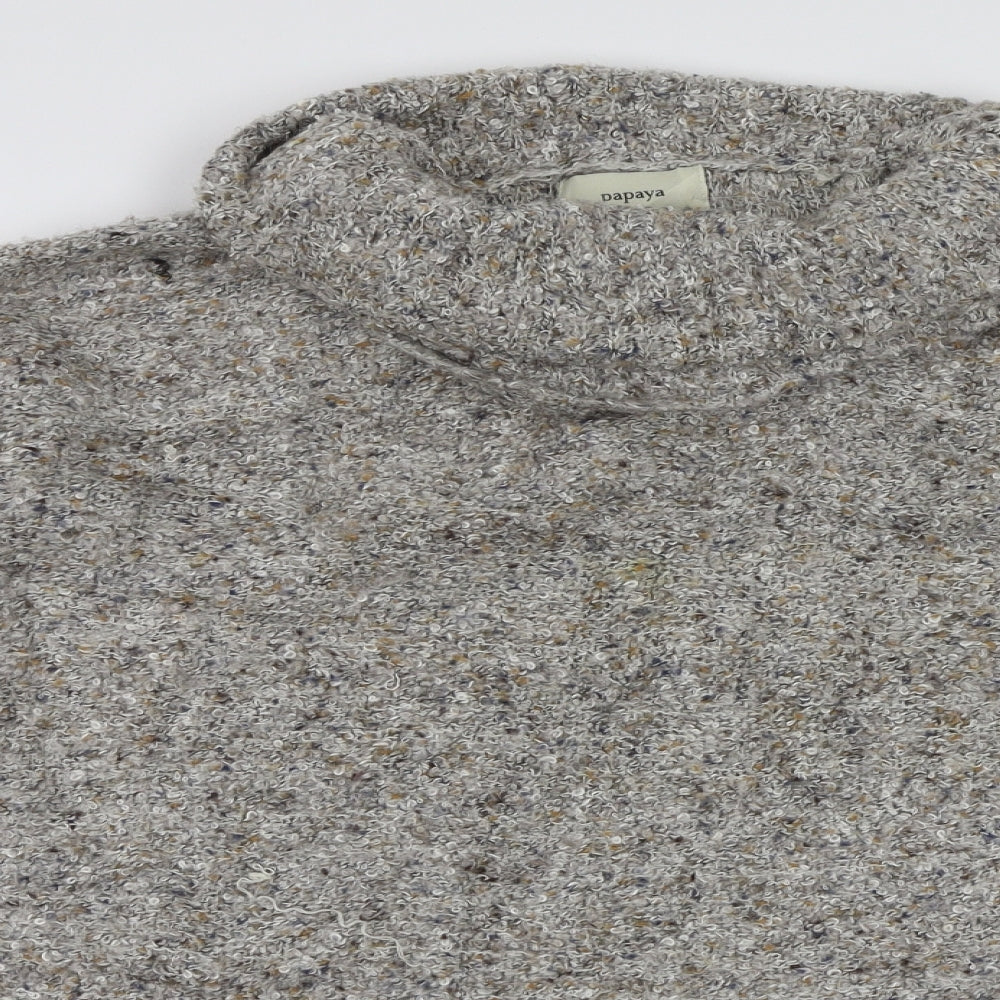 Papaya Womens Grey   Pullover Jumper Size L