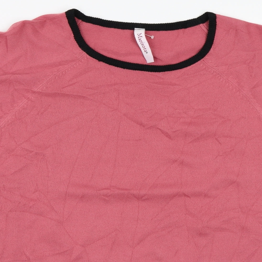 MARISOTA Womens Pink   Pullover Jumper Size 12