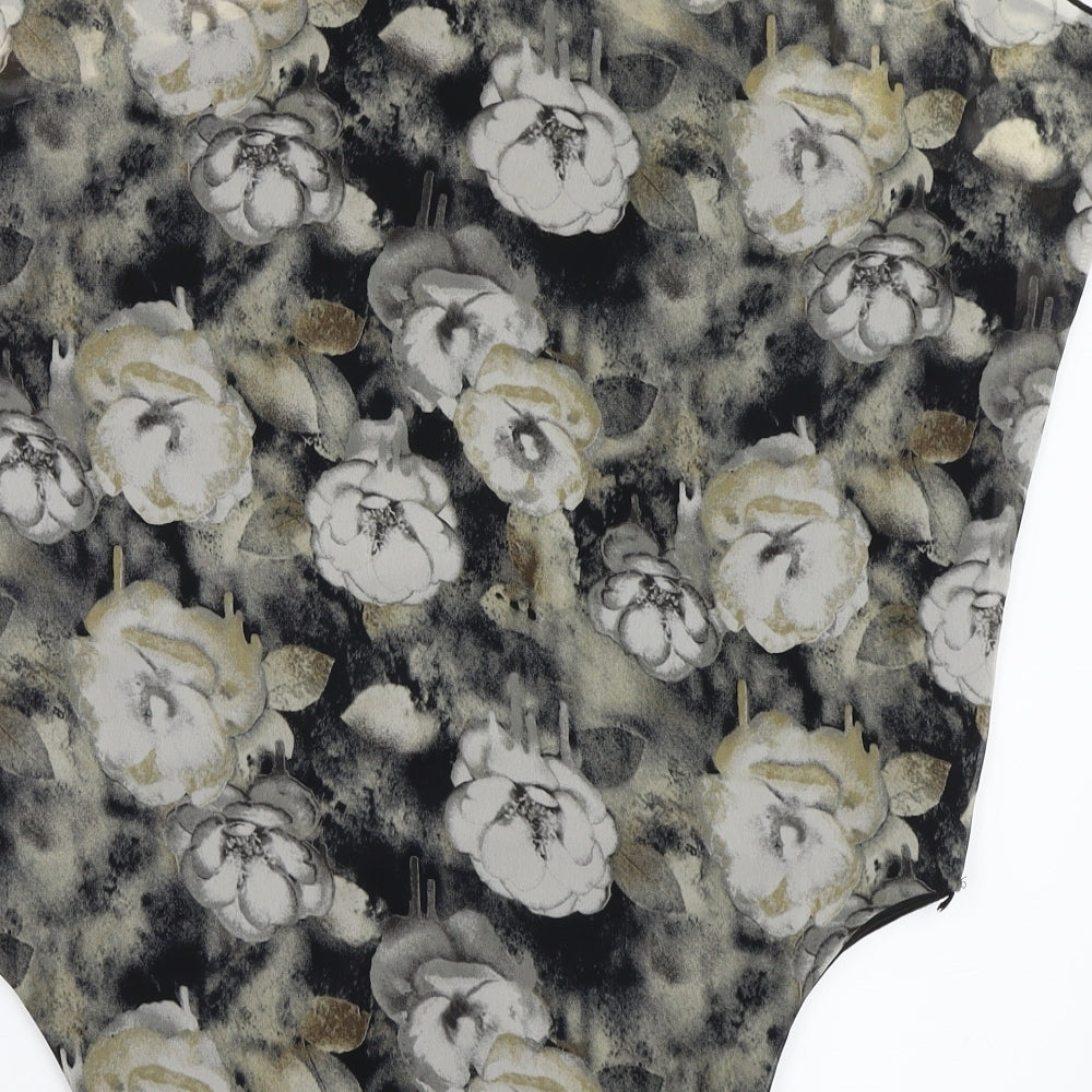 Izabel London Womens Multicoloured Floral  Wrap Blouse Size M  - Size M/L