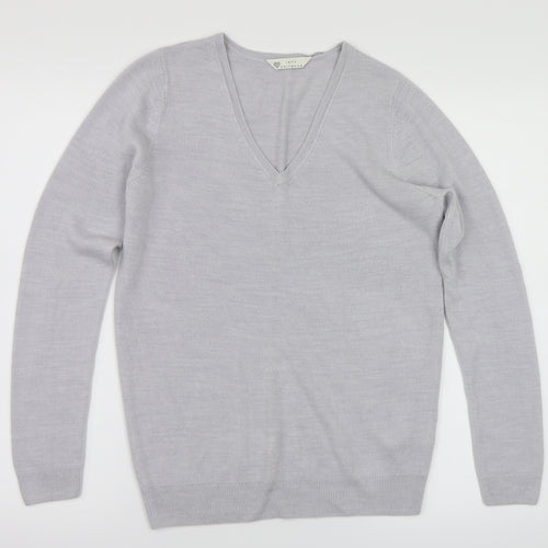 Love Knitwear Womens Grey   Pullover Jumper Size 10