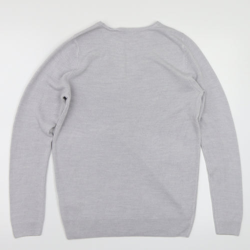 Love Knitwear Womens Grey   Pullover Jumper Size 10