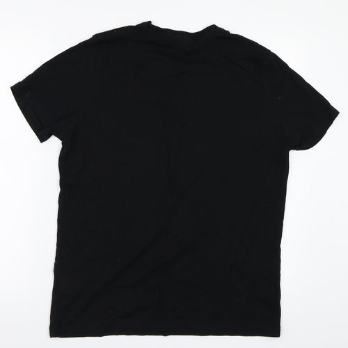 HUGO BOSS Mens Black    T-Shirt Size M