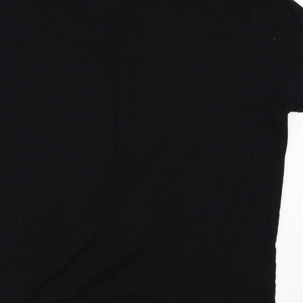 HUGO BOSS Mens Black    T-Shirt Size M