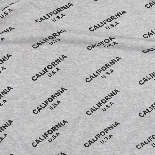 Missguided Womens Grey   Pullover Sweatshirt Size 14  - CALIFORNIA U.S.A
