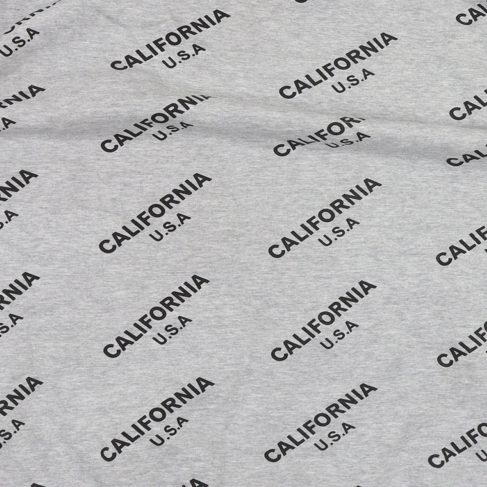 Missguided Womens Grey   Pullover Sweatshirt Size 14  - CALIFORNIA U.S.A