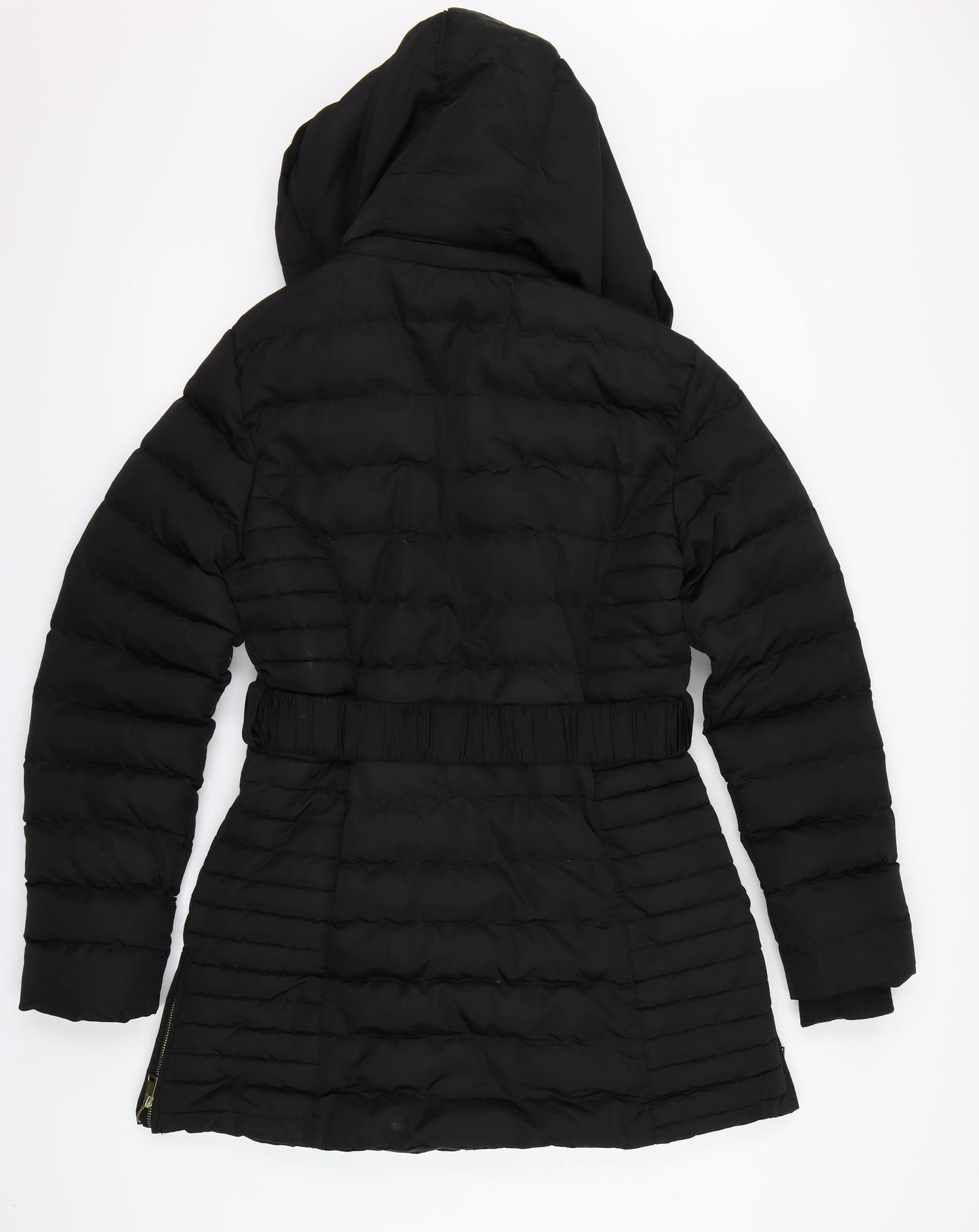 Golddigga Womens Black   Parka Coat Size 8