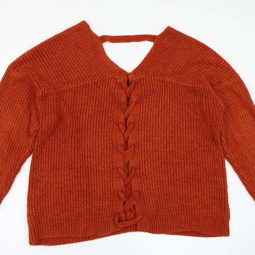 NEWLOOK Womens Orange   Pullover Jumper Size M