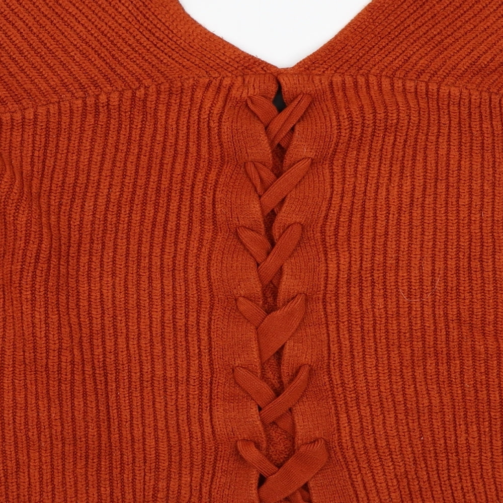 NEWLOOK Womens Orange   Pullover Jumper Size M