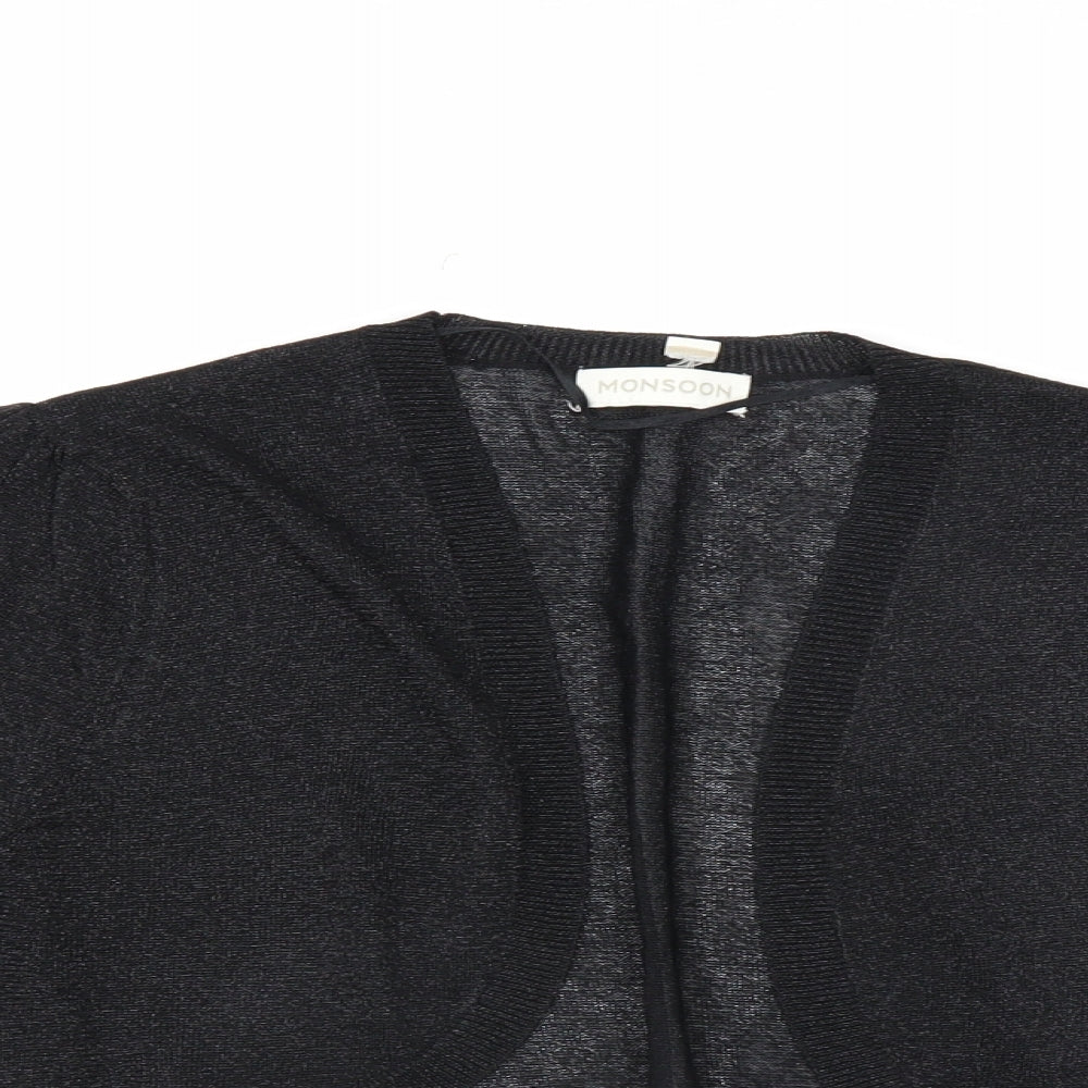 Monsoon Womens Black   Cardigan Jumper   - Shrug