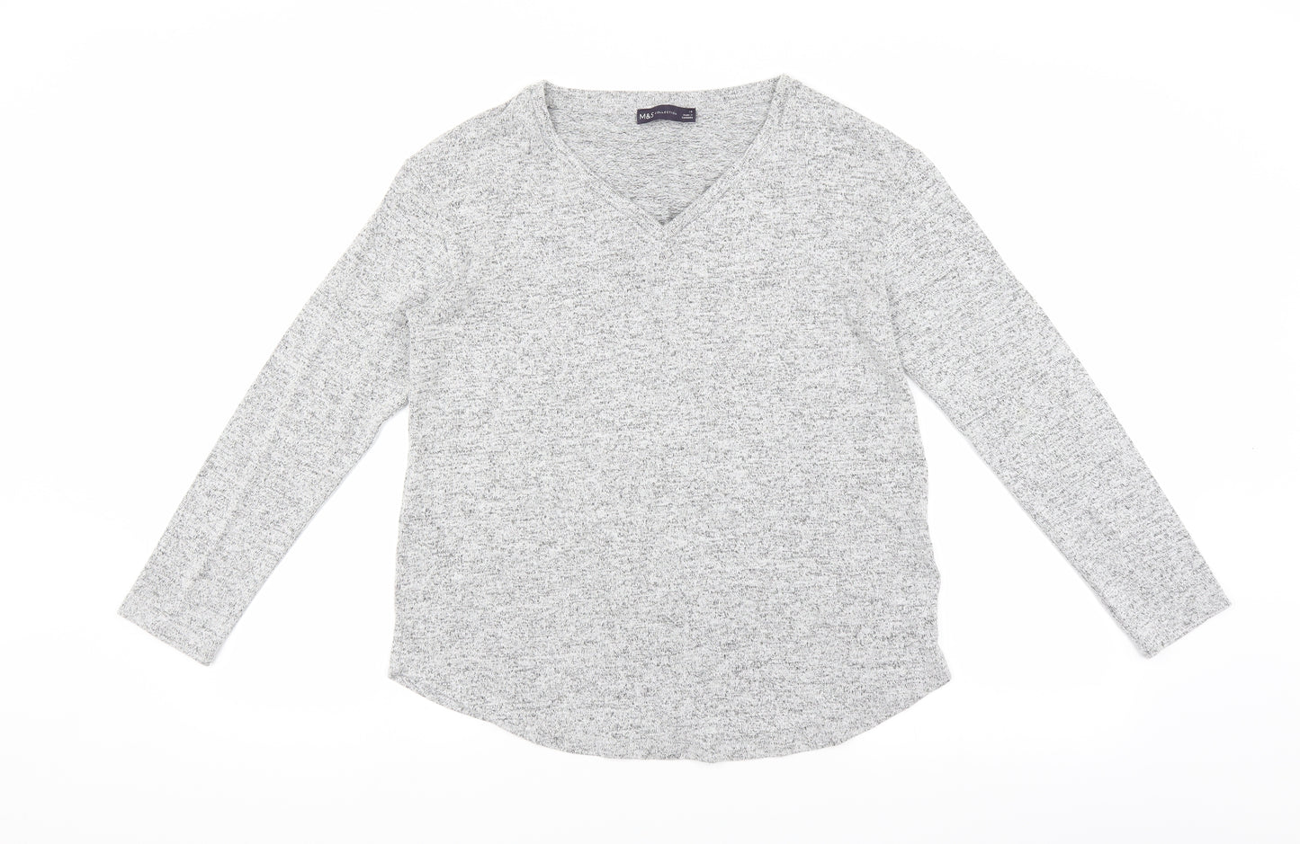 Marks and Spencer Womens Grey   Pullover Jumper Size 10