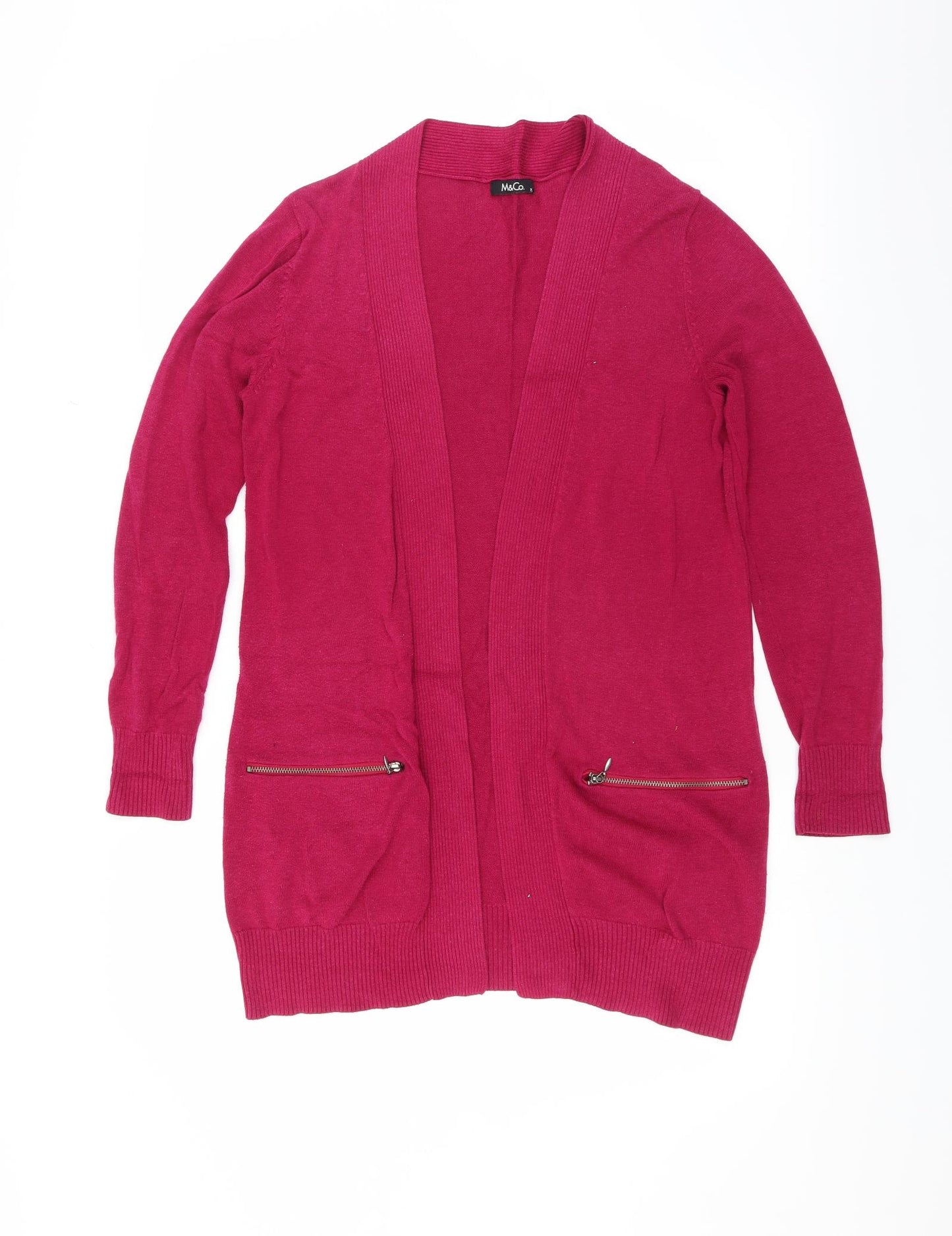 Marks and Spencer Womens Purple   Cardigan Jumper Size XS