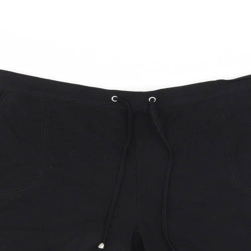 Papaya Womens Black   Bermuda Shorts Size 20
