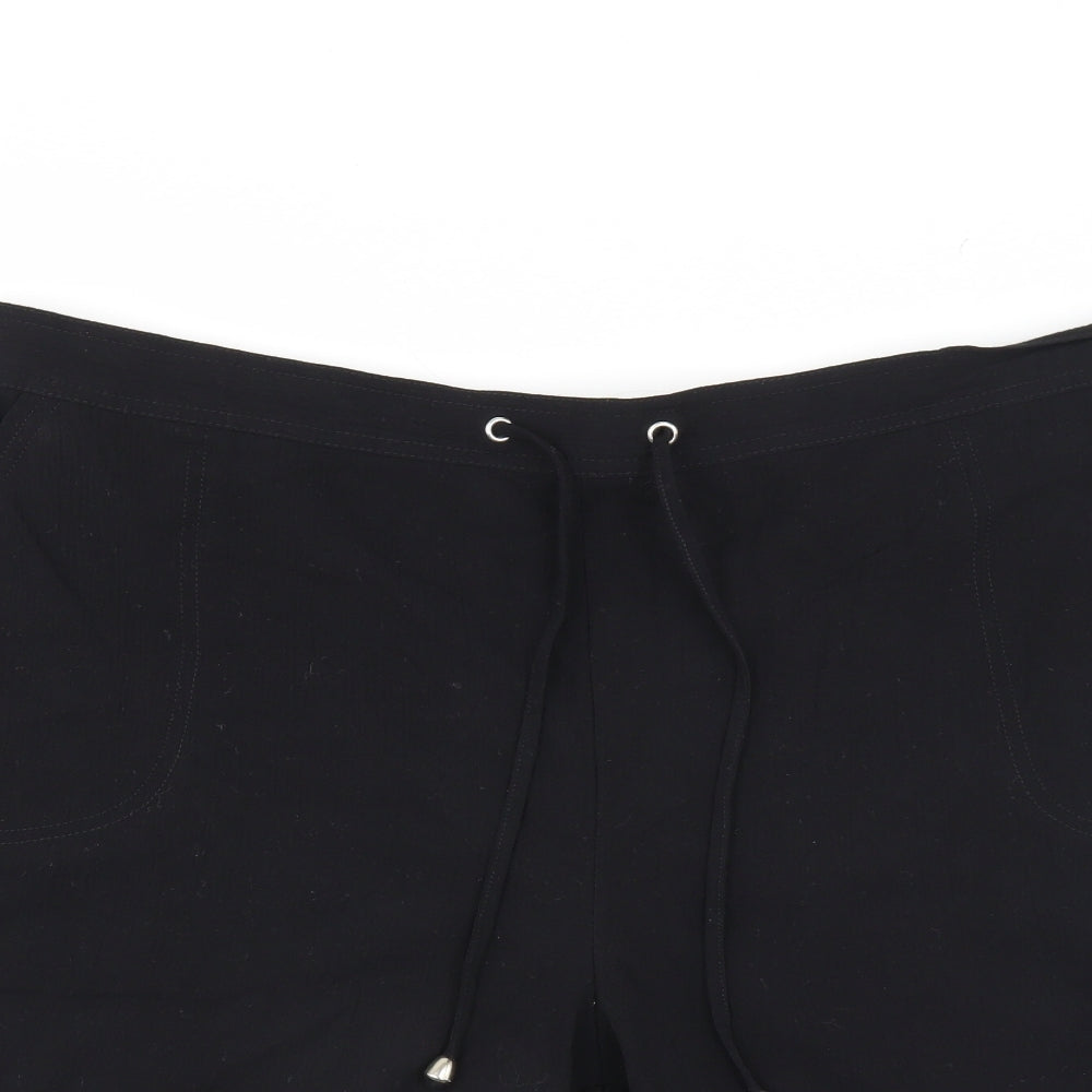 Papaya Womens Black   Bermuda Shorts Size 20