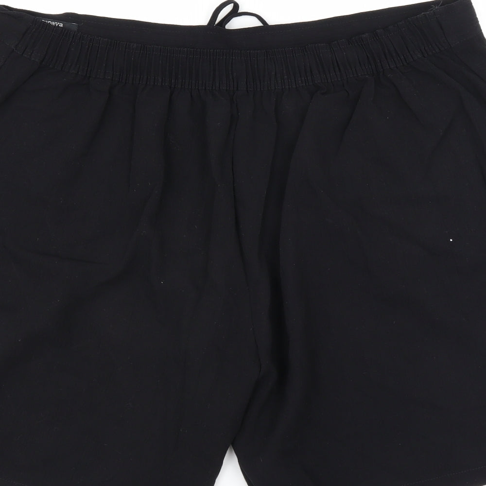 Papaya Womens Black   Bermuda Shorts Size 20