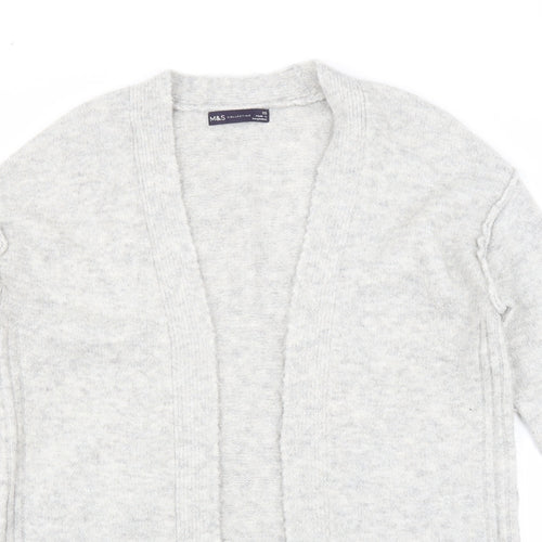 Marks and Spencer Womens Grey   Cardigan Jumper Size XS