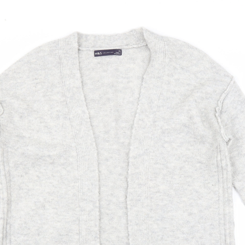 Marks and Spencer Womens Grey   Cardigan Jumper Size XS