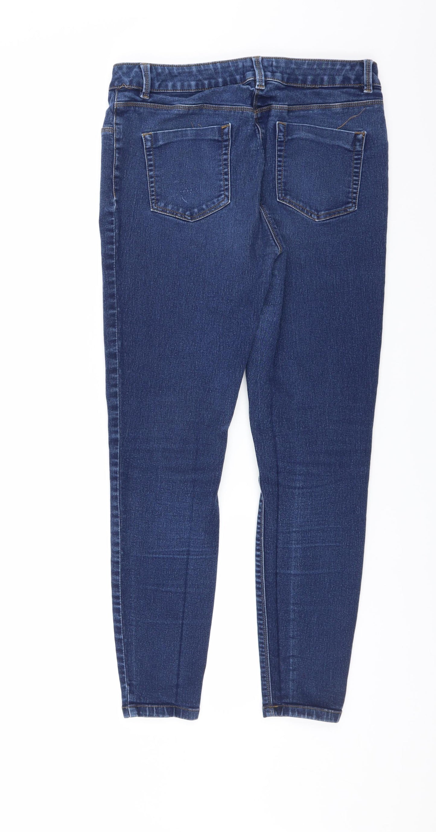 Matalan Womens Blue  Denim Skinny Jeans Size 14 L26 in
